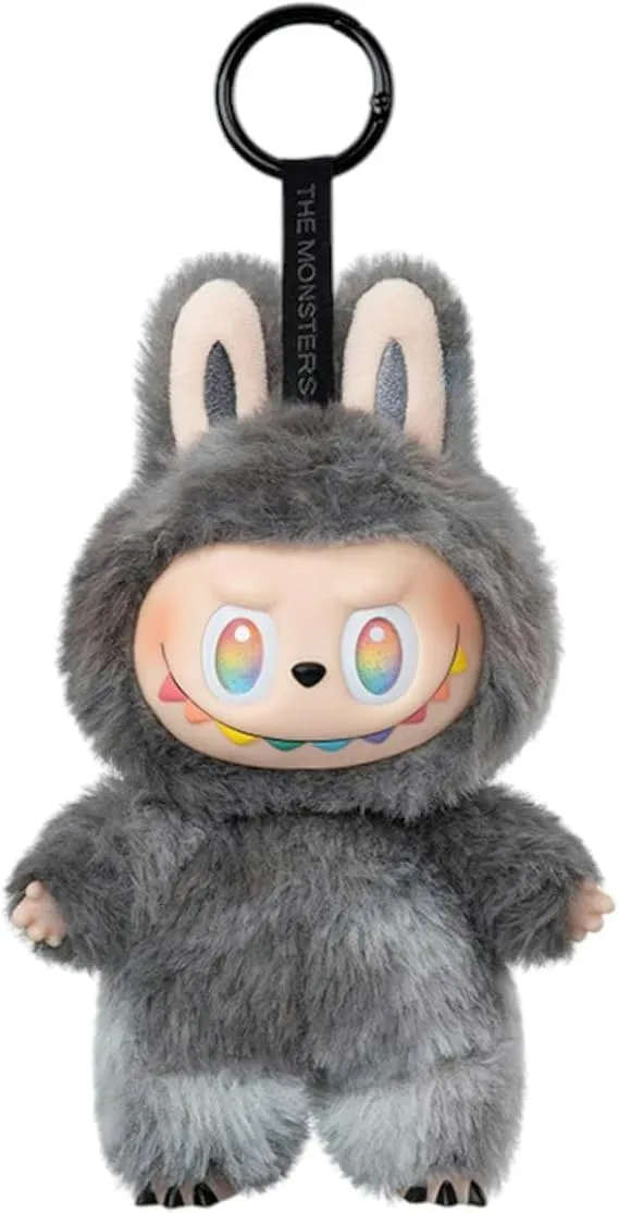 3.0 Keychain Backpacks Key Pendants Plush Doll Hanging Decoration Keyring Card Gift Stress-Relieving Accessory