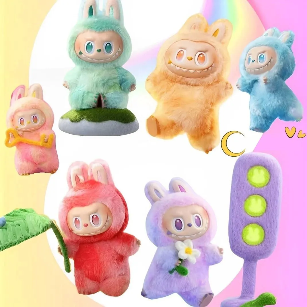 3.0 Keychain Backpacks Key Pendants Plush Doll Hanging Decoration Keyring Card Gift Stress-Relieving Accessory