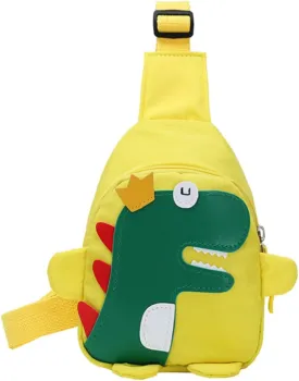 Adorable Cross Body Bag Dinosaur Storage Bag for Boys and Creative Cartoon Design Durable and Safe Materials Present