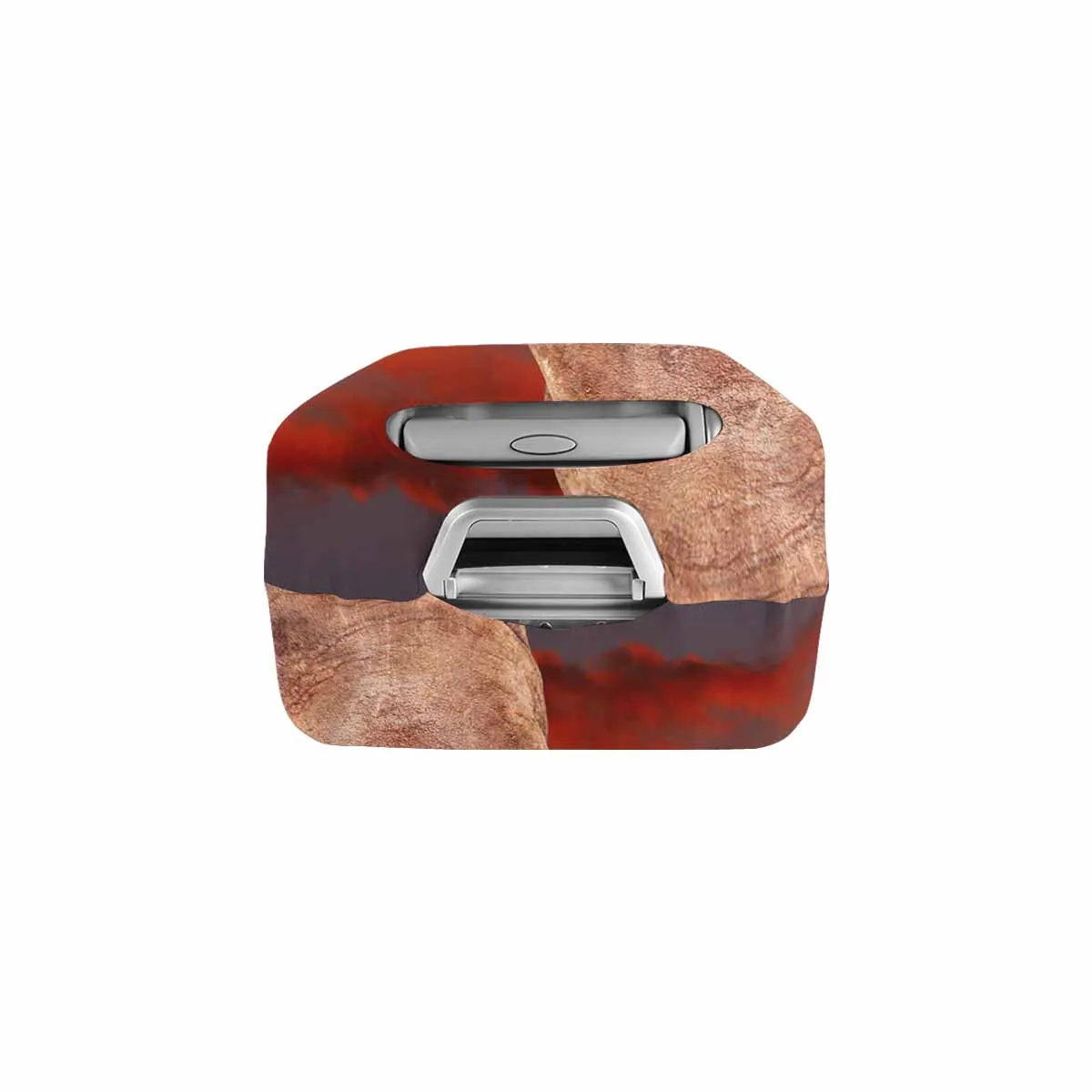 Animals themed Cover for Luggage suitcase printed African elephant in savanna at sunset