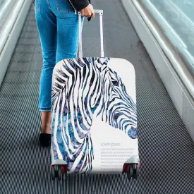 Animals themed Cover for Luggage suitcase printed decorative silhouette zebra
