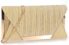 AO ALI VICTORY Glitter Clutch Purses for Women Evening Bags Clutches Flap Envelope Handbags Large Wedding Party Prom Purse