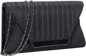 AO ALI VICTORY Glitter Clutch Purses for Women Evening Bags Clutches Flap Envelope Handbags Large Wedding Party Prom Purse