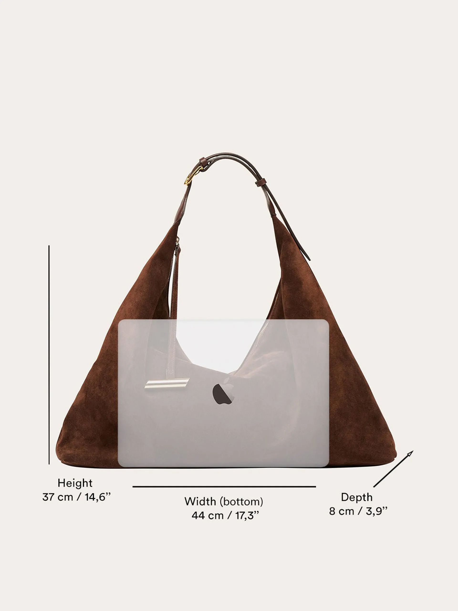 Black pillow hobo bag