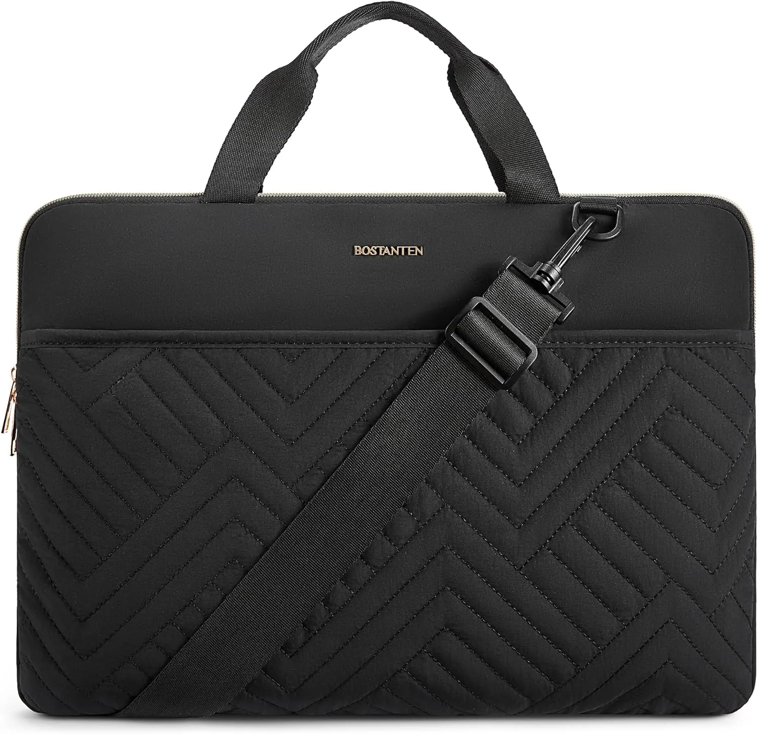 BOSTANTEN Laptop Case for MacBook Air 13 Inch M3 2024 Protective Case Quilted Puffy Laptop Sleeve for 13 Inch Dell,HP,ASUS,Microsoft