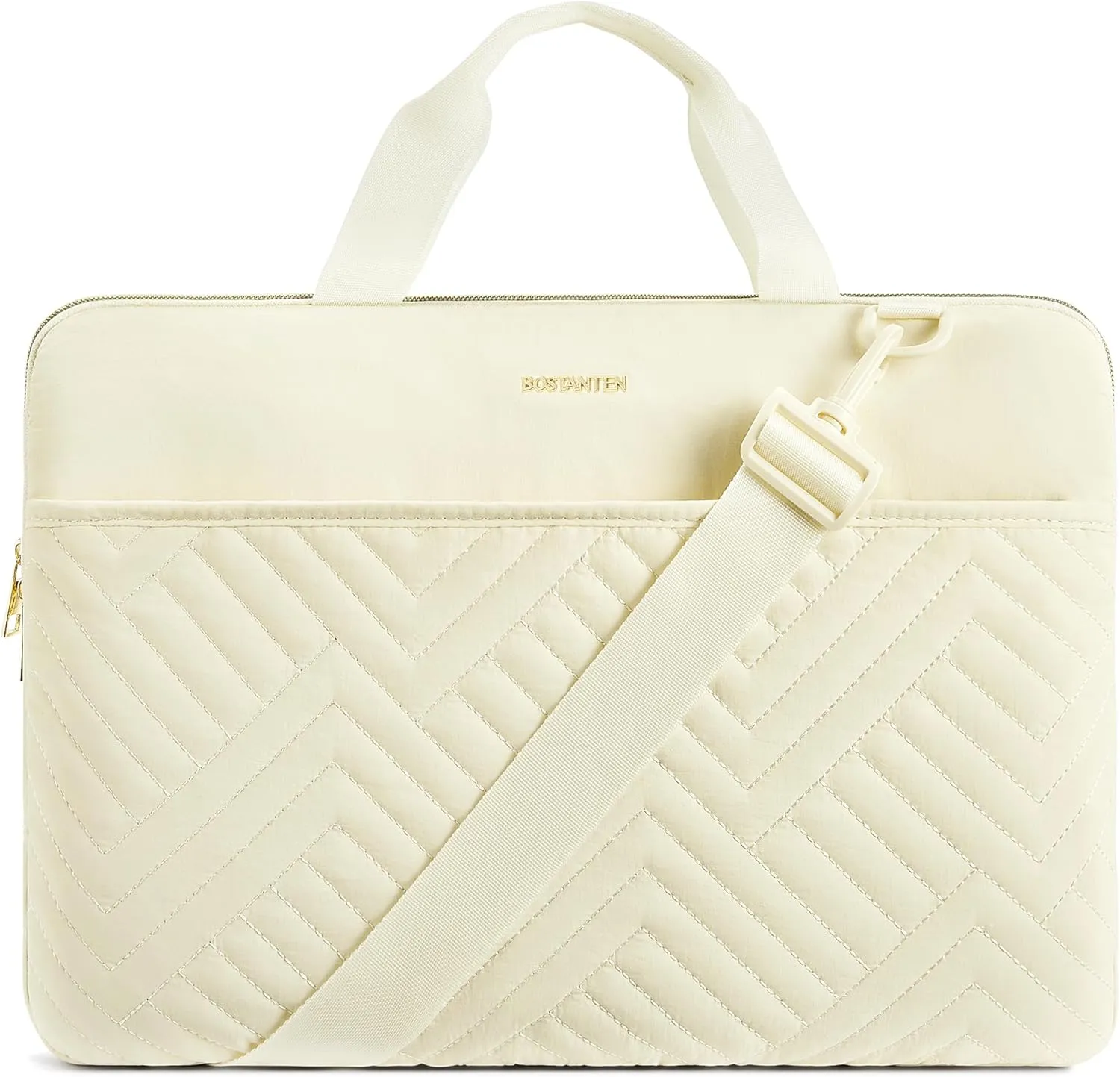 BOSTANTEN Laptop Case for MacBook Air 13 Inch M3 2024 Protective Case Quilted Puffy Laptop Sleeve for 13 Inch Dell,HP,ASUS,Microsoft