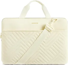 BOSTANTEN Laptop Case for MacBook Air 13 Inch M3 2024 Protective Case Quilted Puffy Laptop Sleeve for 13 Inch Dell,HP,ASUS,Microsoft