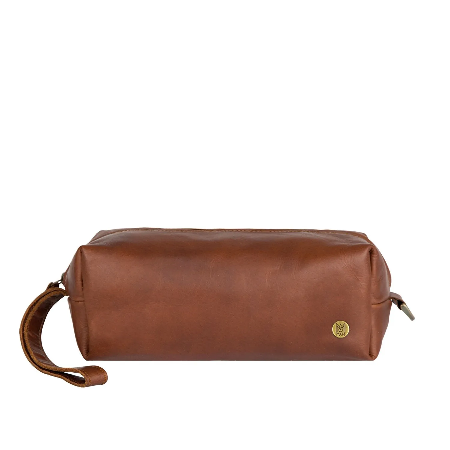 Branded Leather Wash & Cosmetics Bags