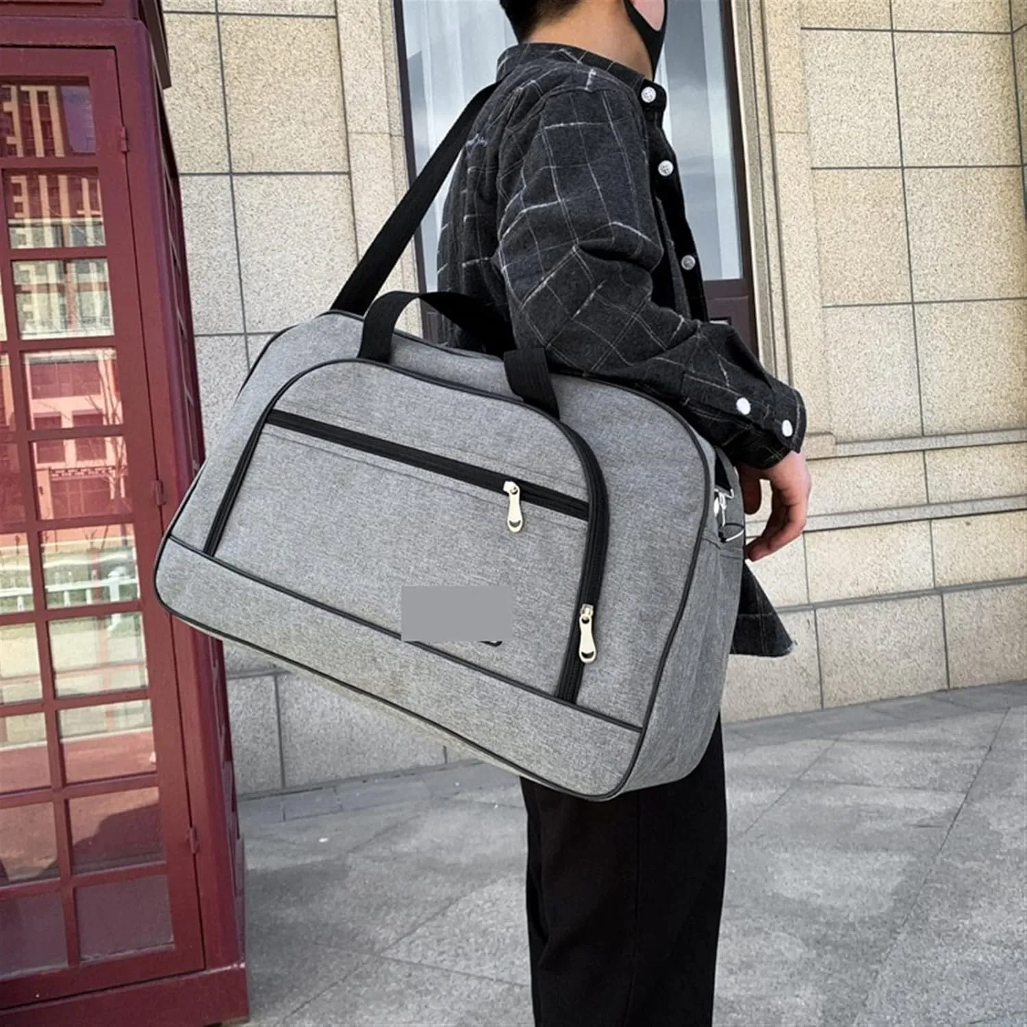 Cabin bag Large Capacity Women Travel Bag Leisure Multifunctional Duffel Bag Handbag Men Weekend Sports Overnight One Shoulder Luggage(1,2)