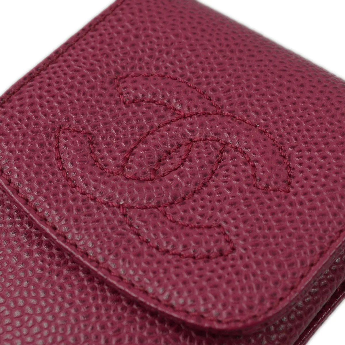 Chanel 2000-2001 Pink Caviar Timeless Cigarette Case