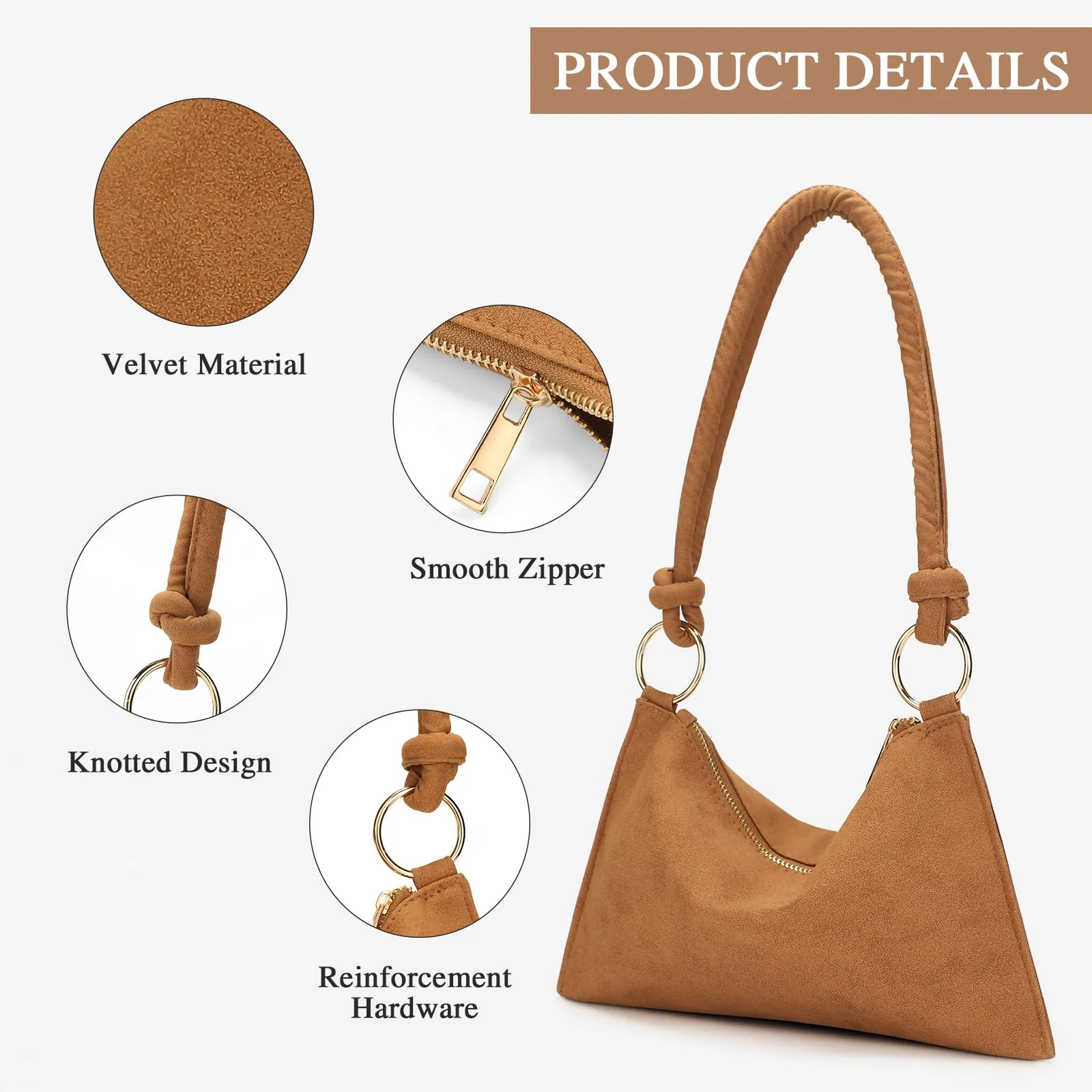 Clutch velvet evening bag small handbag crossbody shoulder bag chain bag