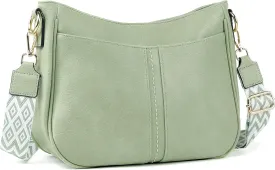 Crossbody Bags for Women Vegan Leather Purses for Women Hobo Bag Shoulder Bag Handbags for Shopping Work