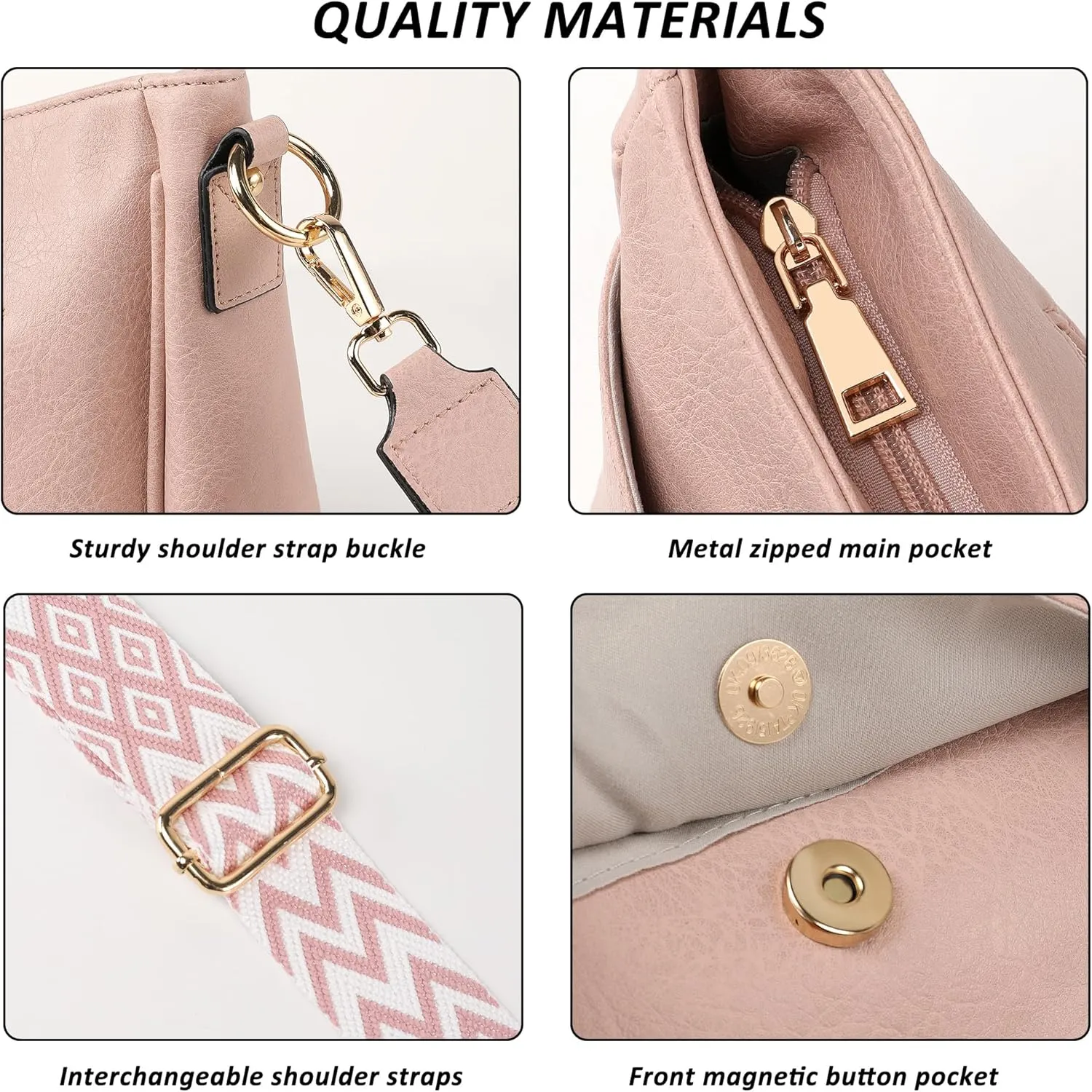 Crossbody Bags for Women Vegan Leather Purses for Women Hobo Bag Shoulder Bag Handbags for Shopping Work