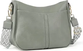 Crossbody Bags for Women Vegan Leather Purses for Women Hobo Bag Shoulder Bag Handbags for Shopping Work