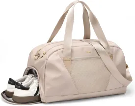 Duffle Bag for Women Men Travel Bags with Shoes Compartment Carry On Weekender Bag Airlines Approved Duffel Bag with Wet Pocket Water Resistant Overnight Sports Workout Dance Bags