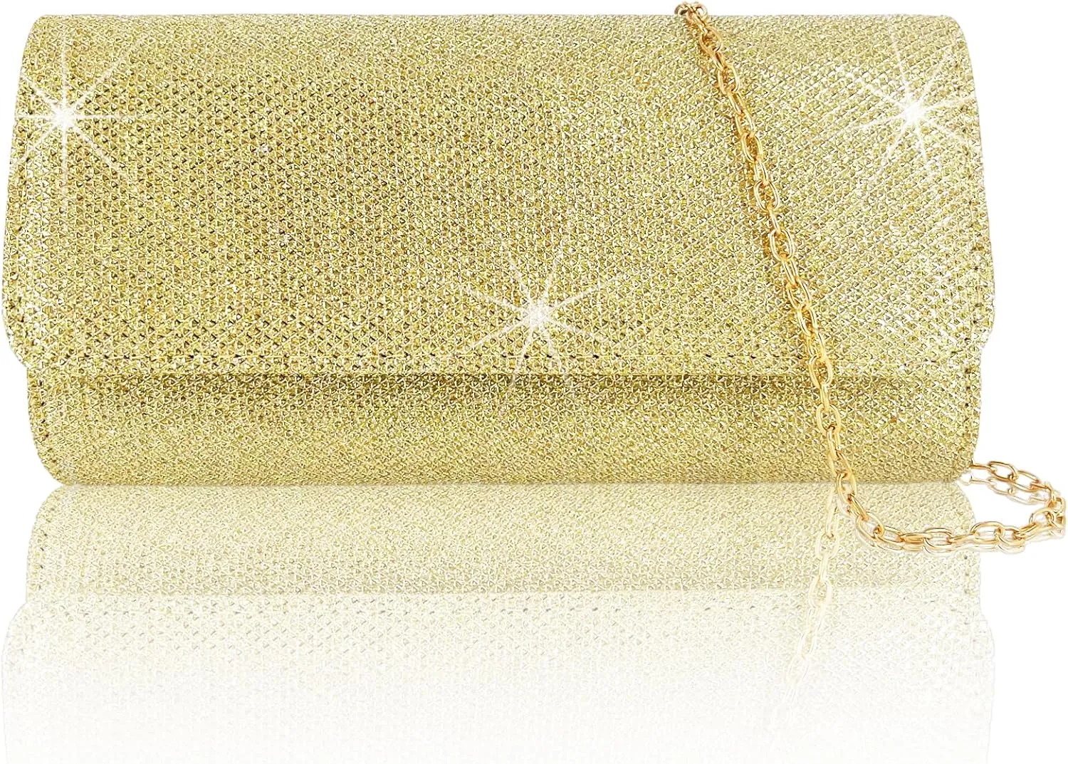 Evening Bag Clutch Purses for Women Sparkling Handbag Wedding Party Cocktail Prom Purse Crossbody Shoulder Envelope Bag