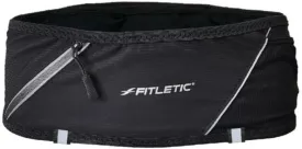 Fitletic 360 Plus Multi Pocket Running Belt For Men & Women  Fits All Phones- Ultra Comfortable  Exclusive No Bounce Multi Direction Stretch & Quick Access Pocket (Black, X-Large)