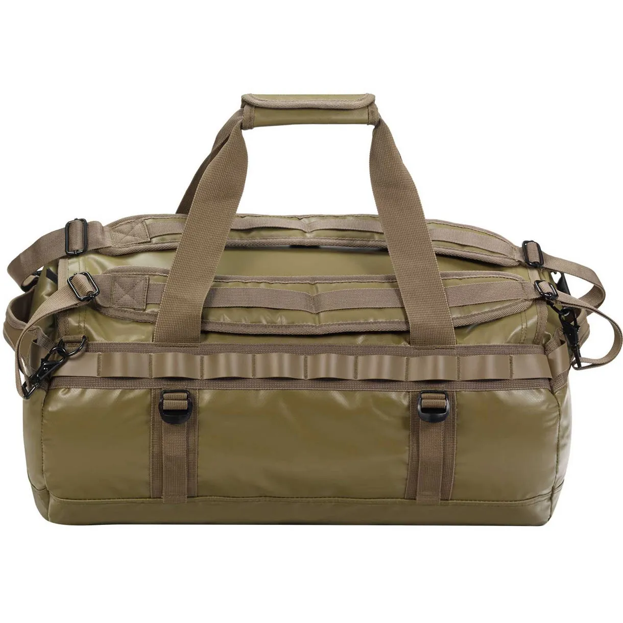 Harley-Davidson 21" Water-Resistant Functional Hybrid Duffel Bag/Backpack, Khaki 90328K