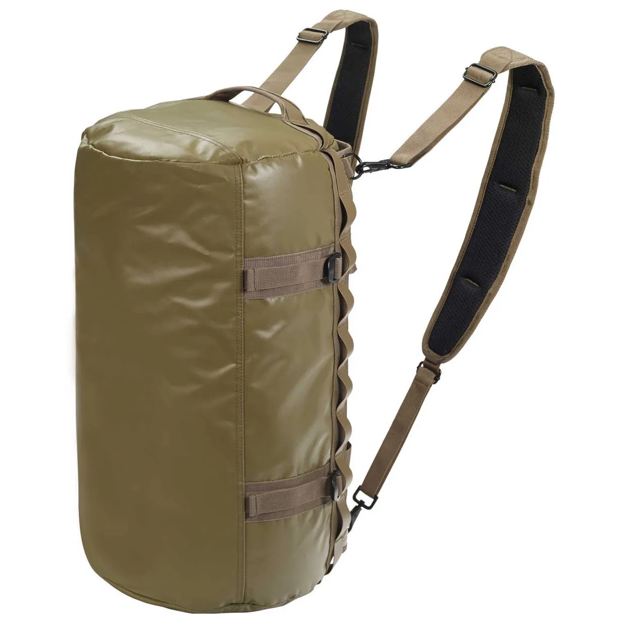 Harley-Davidson 21" Water-Resistant Functional Hybrid Duffel Bag/Backpack, Khaki 90328K