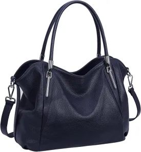 HESHE Genuine Leather Purses and Handbags for Women Shoulder Bags Tote Handbag Ladies Designer Hobo Satchel Crossbody Bag