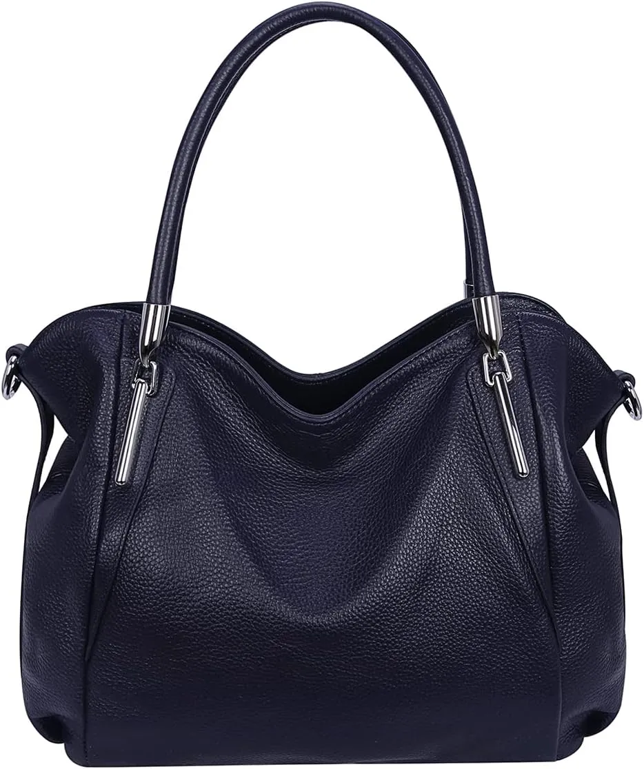 HESHE Genuine Leather Purses and Handbags for Women Shoulder Bags Tote Handbag Ladies Designer Hobo Satchel Crossbody Bag
