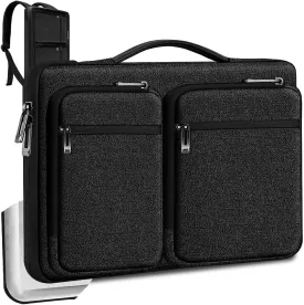 Hseok Laptop Sleeve 15 15.6 16 inches Case Protective PC Briefcase for Commuting and Business TripBlack