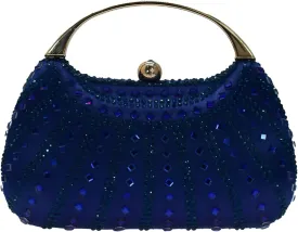 HUANG ZHUANG Elegant Crystal Clutch Rhinestone Handbags For Women Party Purse Wedding Prom Sparkly Bag