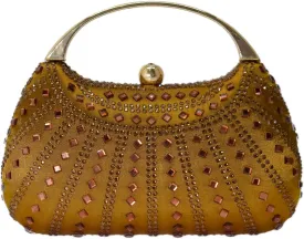 HUANG ZHUANG Elegant Crystal Clutch Rhinestone Handbags For Women Party Purse Wedding Prom Sparkly Bag