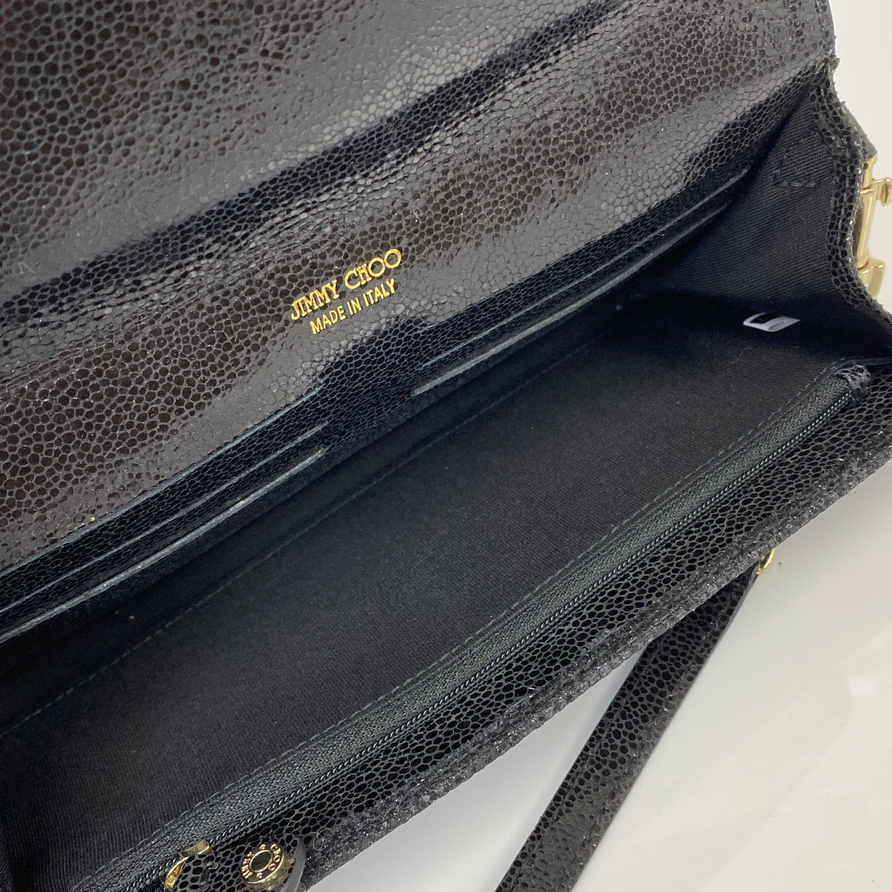 Jimmy Choo Glitter Raine Clutch