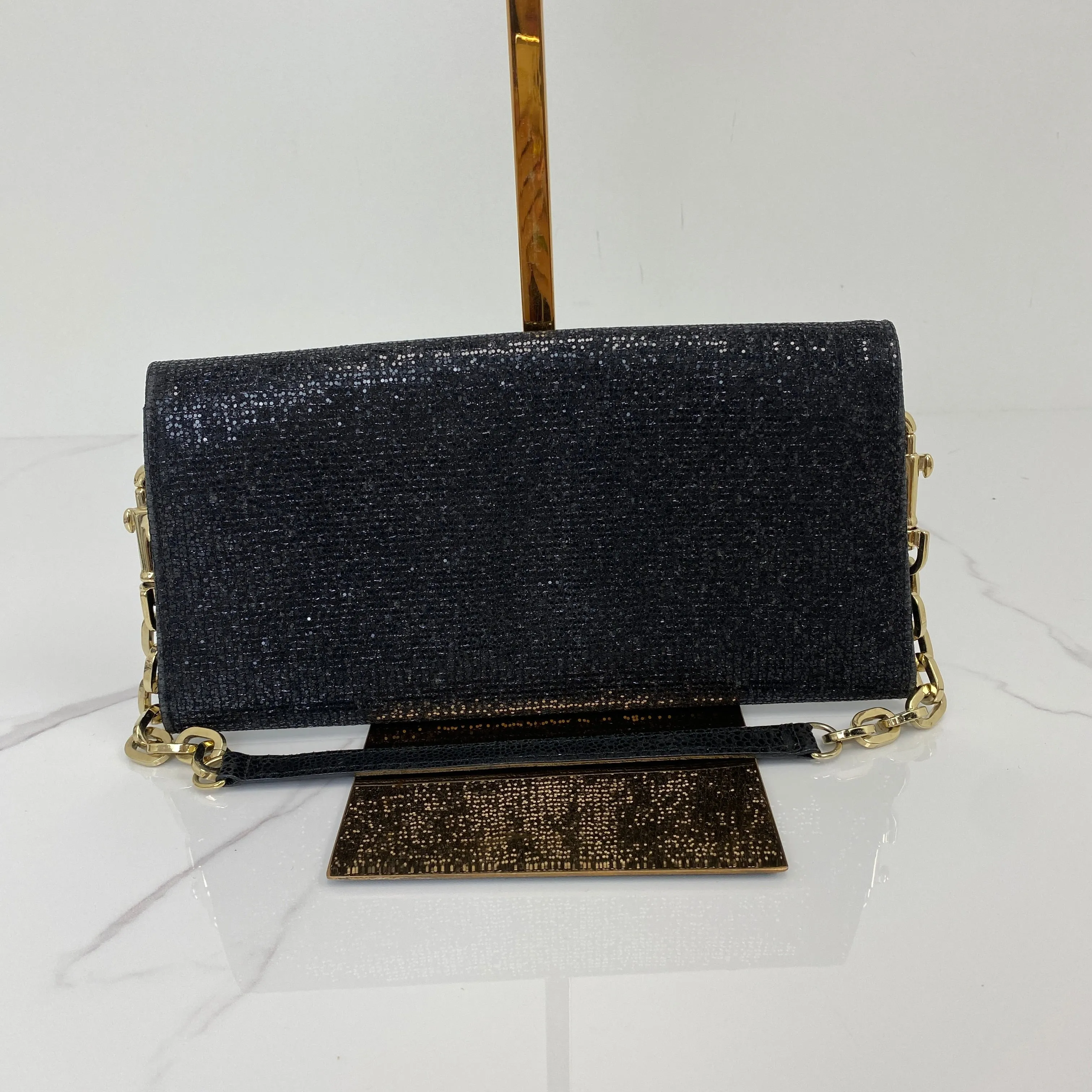 Jimmy Choo Glitter Raine Clutch