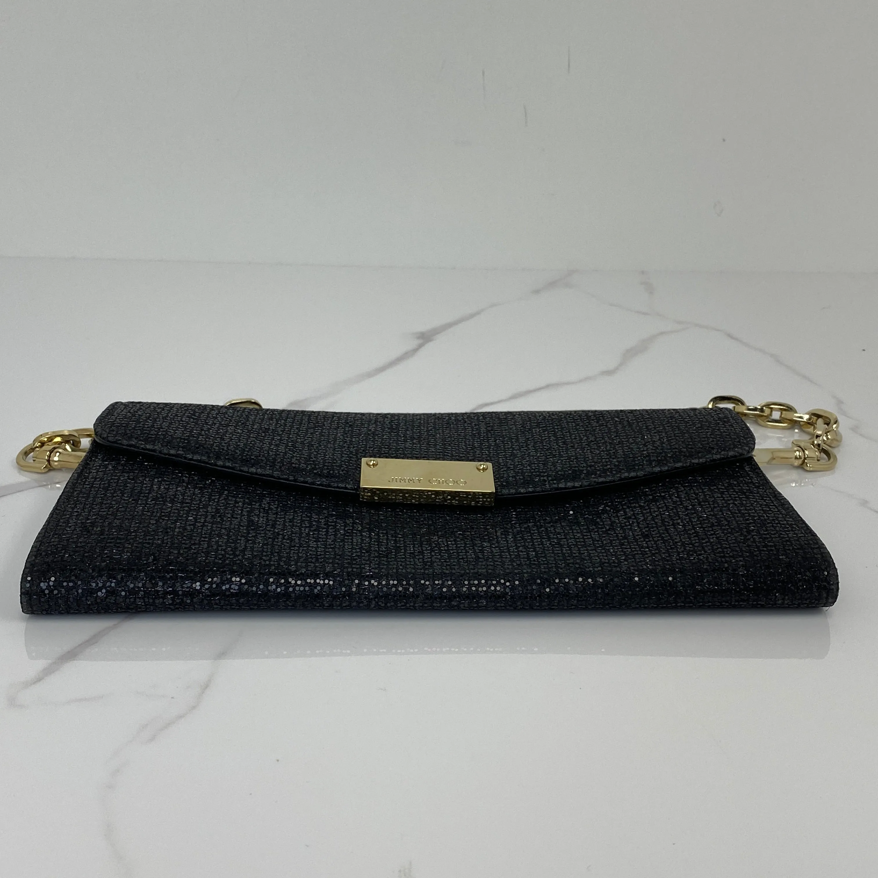 Jimmy Choo Glitter Raine Clutch