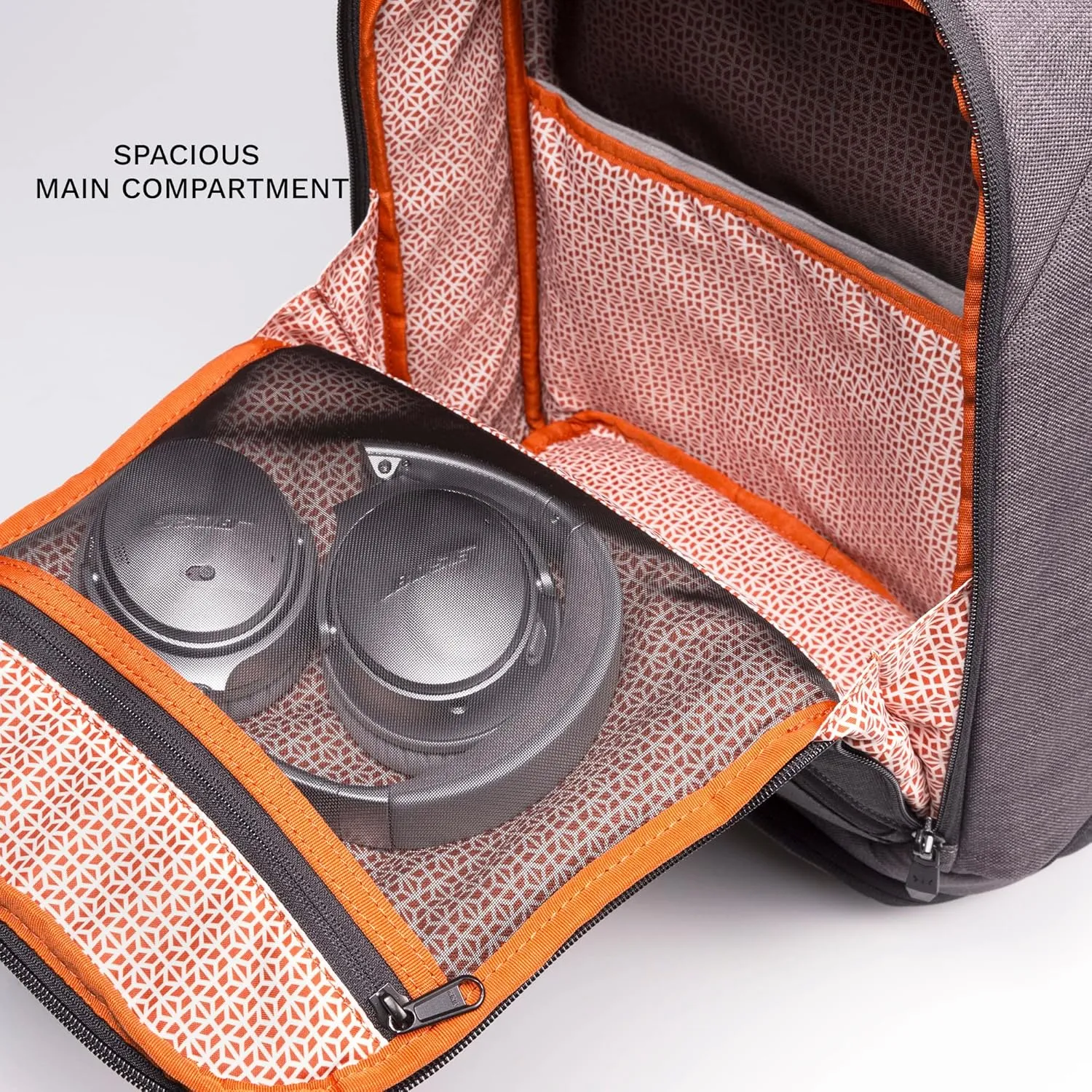Knack Series 1 Laptop Backpack Fits up to 17 Inch - Knack Bags Carry-On Backpack, TSA Approved, Expandable Travel Backpacks With 4 Day Outfit Capacity (Savile Gray, Large)