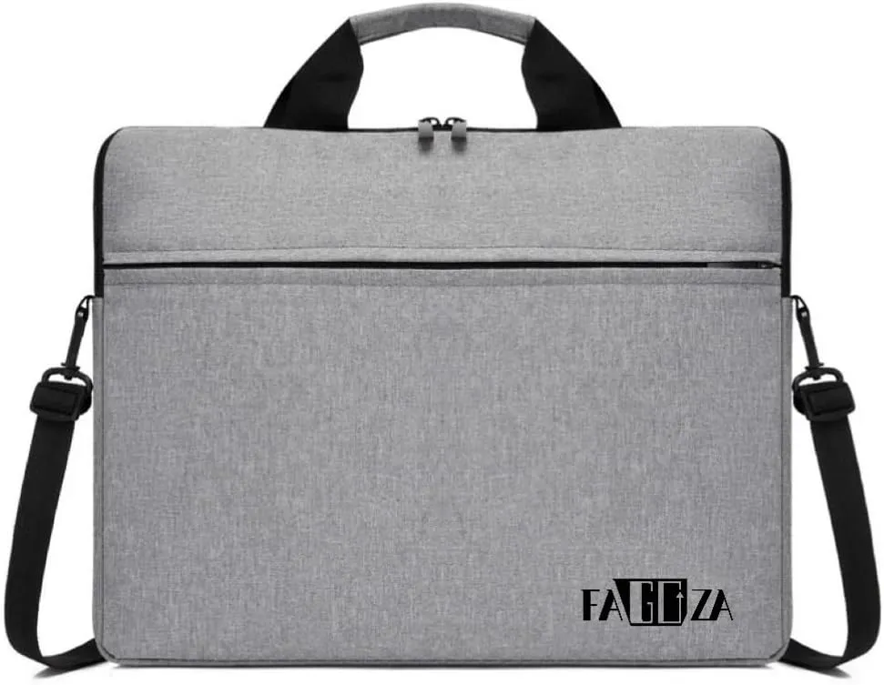 Laptop Sleeve Bag, Slim Shoulder Bag for Laptop or Tablet, Sleek Design15.6, Durable Sleek & Water-Repellent Fabric