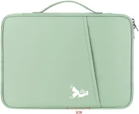 Laptop Sleeve Protective Sleeve Comaptible with MacBook Air/ 13-13.3 Notebook Multifuctional Briefcase Bag with Handle for Comfortable Travel (Lime Green)