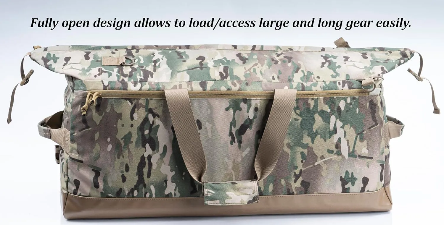 Large Military Tactical Duffle Bag Duffel Backpack for Special Work,Sports,Traveling,Camping 85L