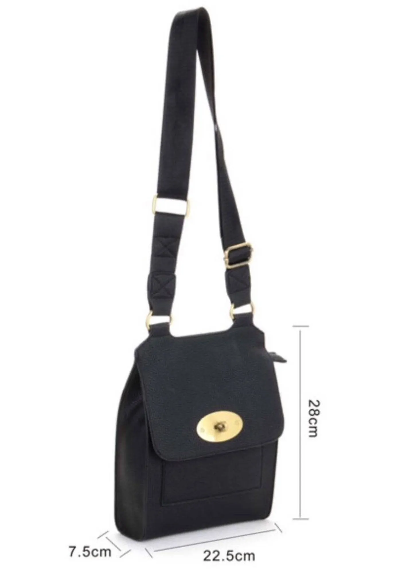 Large Tilly Messenger Crossbody Bag Beige