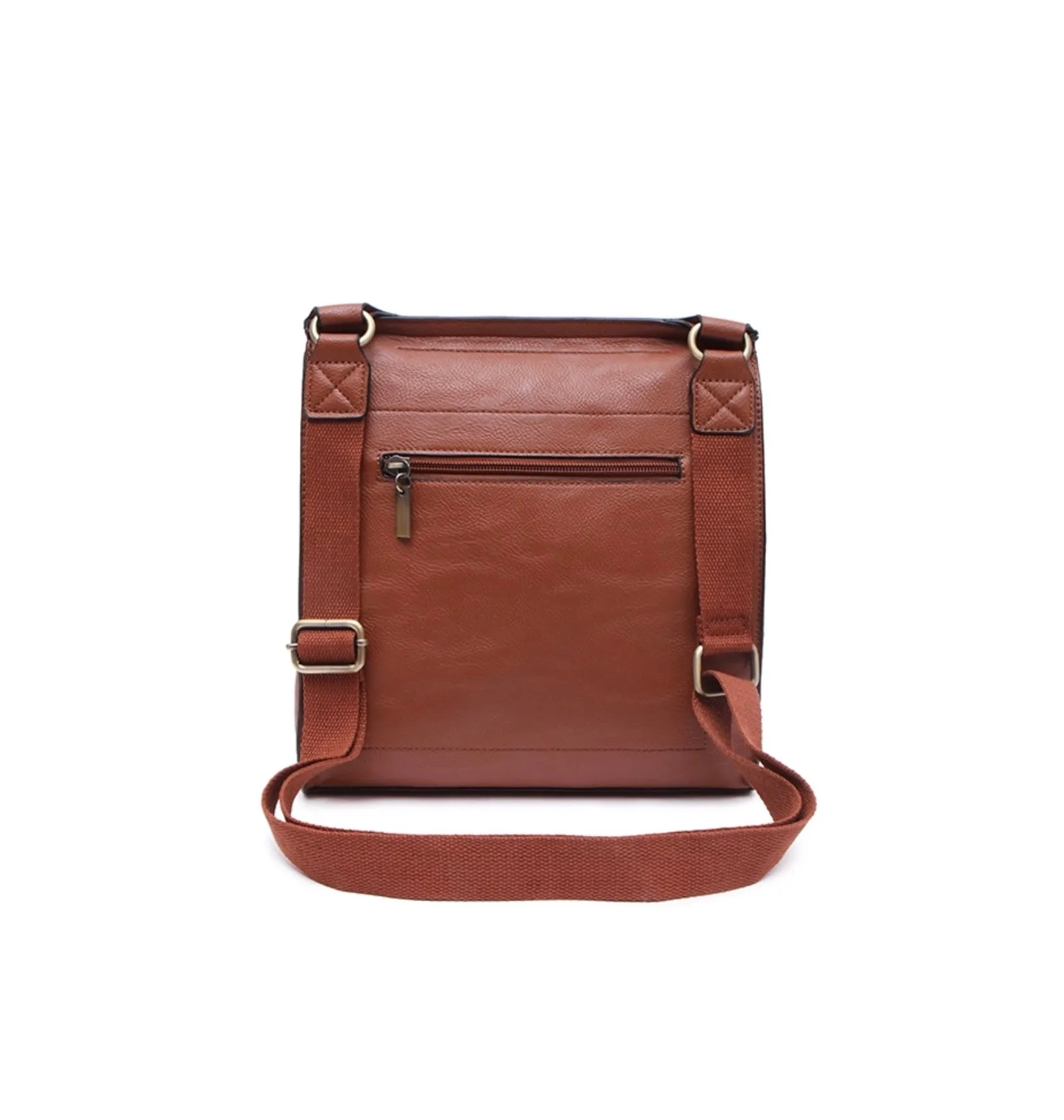 Large Tilly Messenger Crossbody Bag Beige