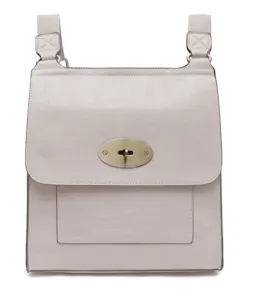 Large Tilly Messenger Crossbody Bag Beige