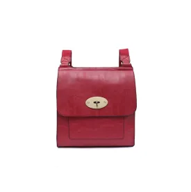 Large Tilly Messenger Crossbody Bag Red