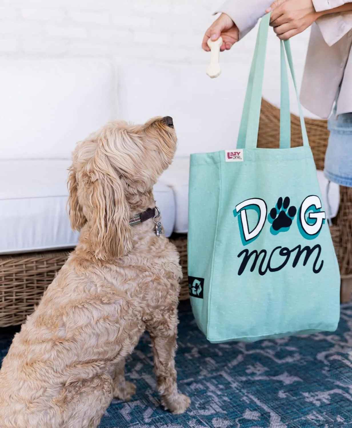 Lazy One Canvas Tote Bag, Novelty Tote Bag for Women and Men, Reusable Shopping Bags, Perfect for Shopping, Travel and Work