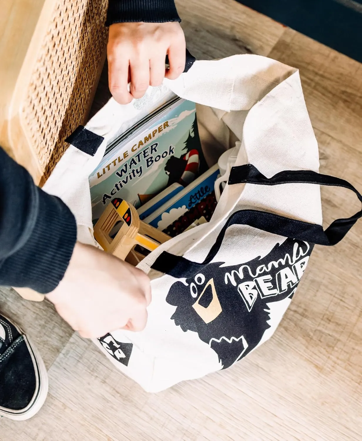 Lazy One Canvas Tote Bag, Novelty Tote Bag for Women and Men, Reusable Shopping Bags, Perfect for Shopping, Travel and Work