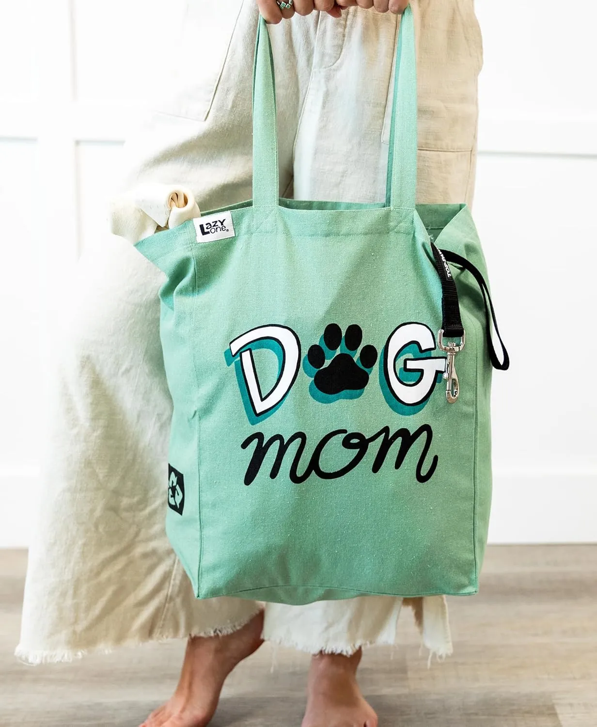Lazy One Canvas Tote Bag, Novelty Tote Bag for Women and Men, Reusable Shopping Bags, Perfect for Shopping, Travel and Work