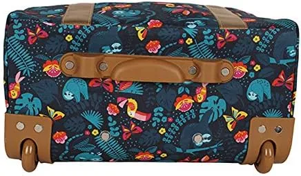 Lily Bloom Design Pattern Carry on Bag Wheeled Cabin Tote (Sloth To Me)