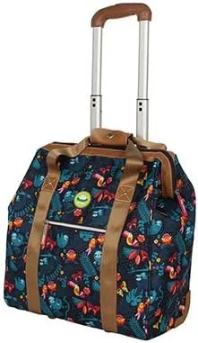 Lily Bloom Design Pattern Carry on Bag Wheeled Cabin Tote (Sloth To Me)
