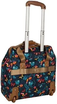 Lily Bloom Design Pattern Carry on Bag Wheeled Cabin Tote (Sloth To Me)