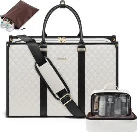LOVEVOOK Travel Duffle Bag - Weekender & Overnight Bag for Women with Toiletry & Laptop Compartments