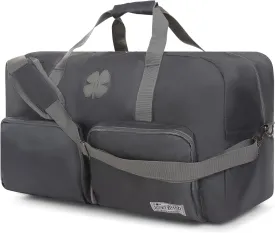 Lucky Travel Duffel Bags 65L, Gym Bag, Travel Bag & Large Duffle Bag for Men, Foldable Overnight Weekender Bags for Women & Men with Adjustable Shoulder Strap, Charcoal