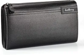 Mens Wallet Long Purse Leather Clutch Large Business Handbag Phone Card Holder Case Gift for Men Father Son Husband Boyfriend