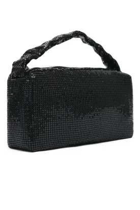 Mesh Evening Clutch-Black