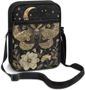 Messenger Bag for Women Lightweight Adjustable Crossbody Bag Compact Sling Satchel Casual Purse for Travel Everyday